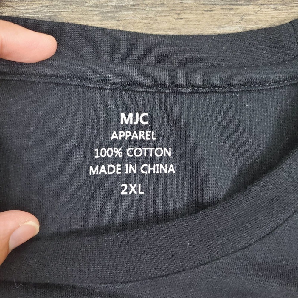 MJC Apparel Black Short Sleeves Zipper Casual Top - Picture 6 of 6